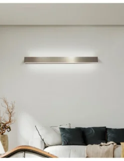 Aplique de pared Elegance - Mantra - Diseño lineal LED, acabado gris pavonado