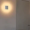 Aplique de pared Elsa – Faro – Lámpara de yeso blanco, LED 3000K