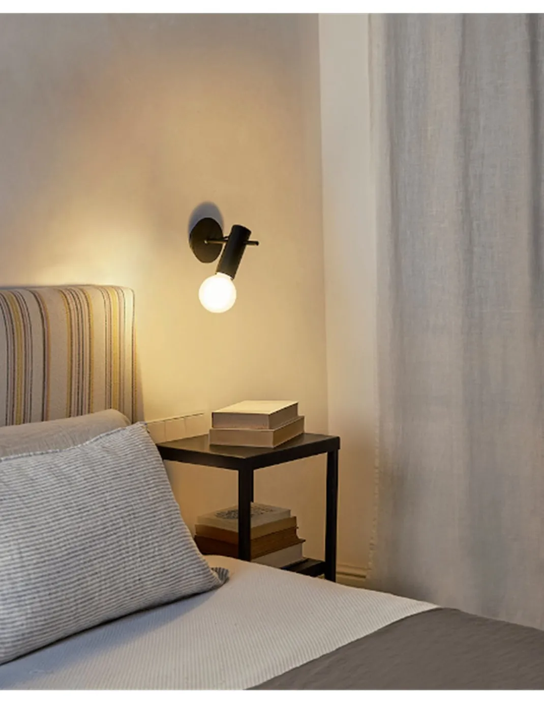 Aplique de pared empotrable/superficie Nude – LedsC4 – Lámpara orientable en 3 colores