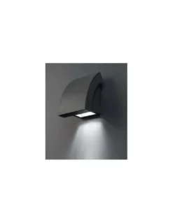 Aplique de pared exterior (IP44) Proa - Faro - Estructura robusta en gris oscuro