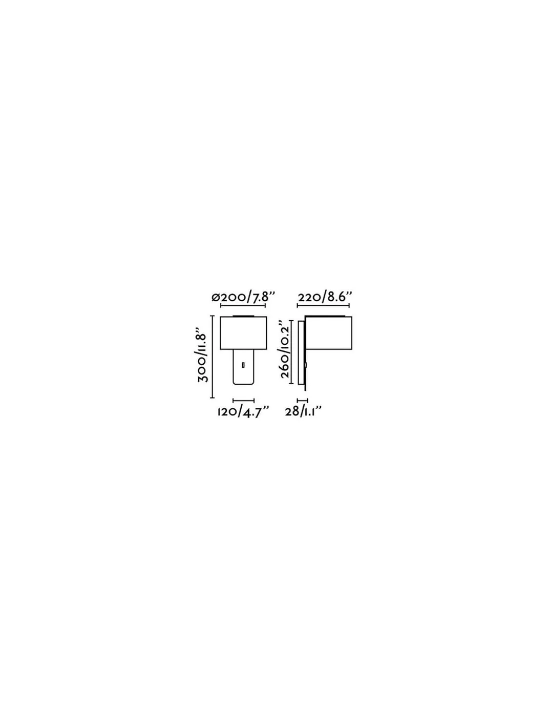 Aplique de pared Fold - Faro