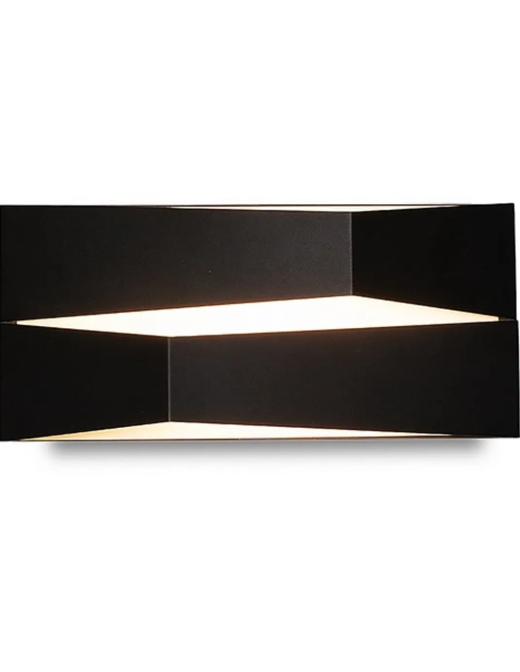 Aplique de pared Fuji – Mantra – Lámpara LED 3000K, Acabados blanco/negro