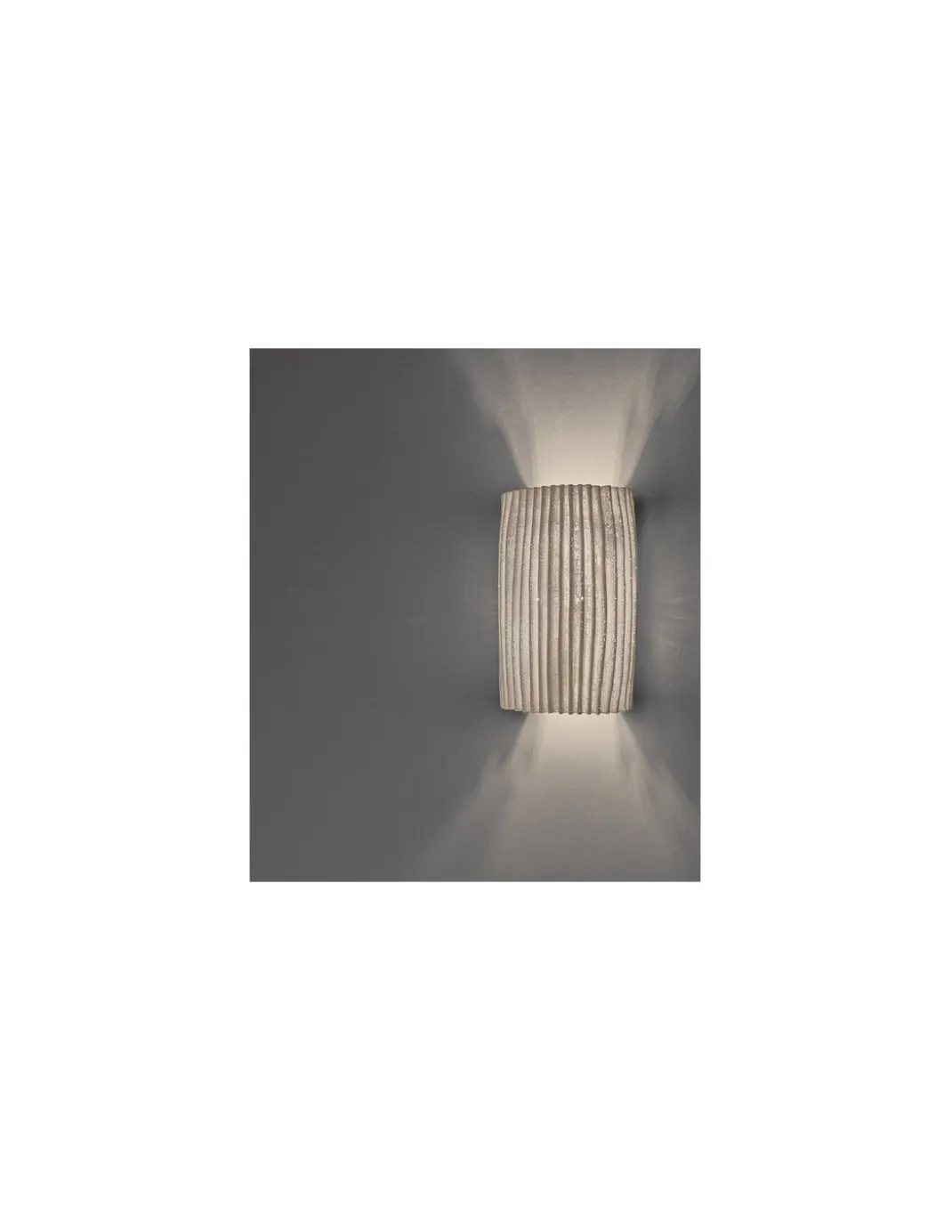 Aplique de pared Gea - a-emotional light - Lámpara decorativa de acero inoxidable