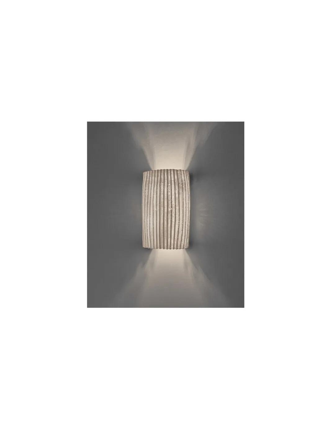 Aplique de pared Gea - a-emotional light - Lámpara decorativa de acero inoxidable