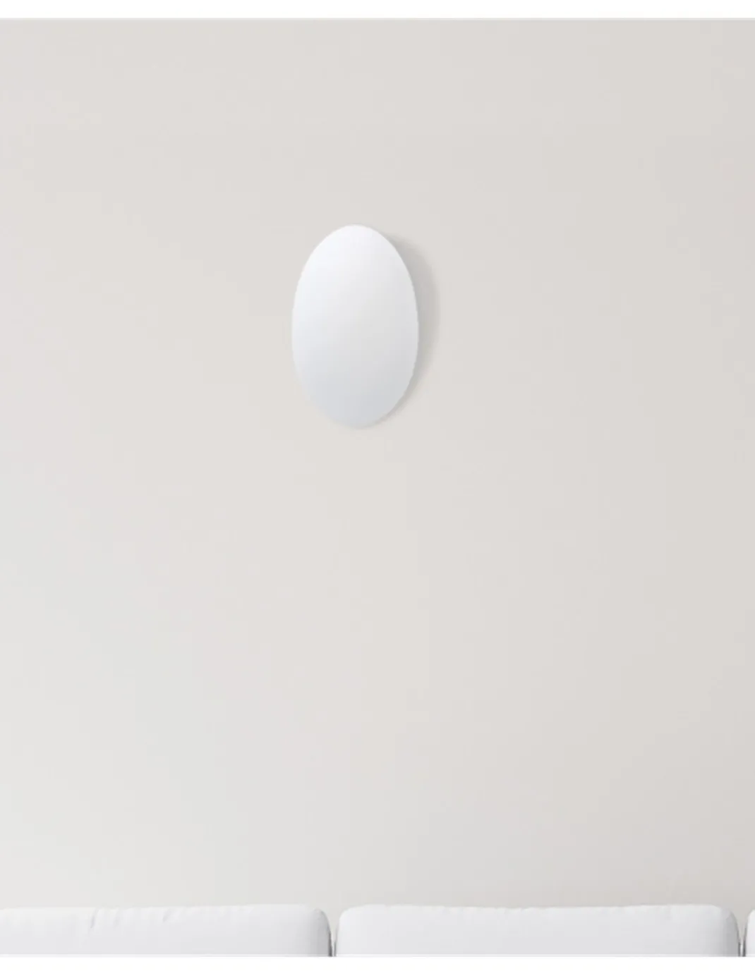 Aplique de pared Glass – FORLIGHT – Lámpara de cristal blanca, Disponible en 2 medidas