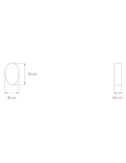 Aplique de pared Guijarro - LZF