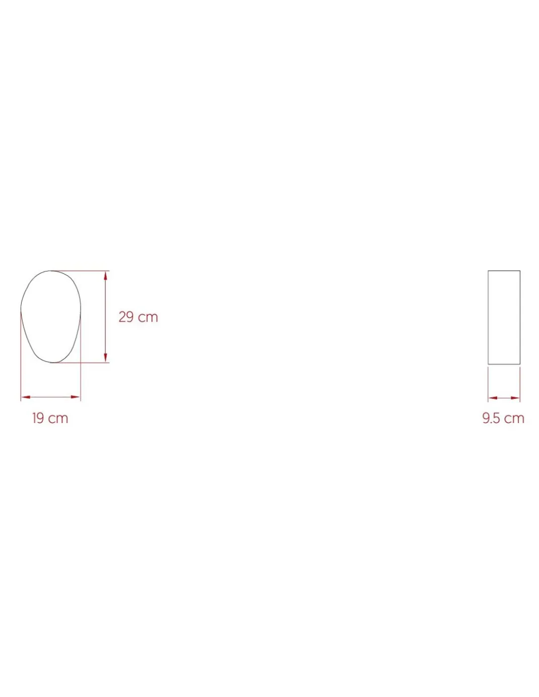 Aplique de pared Guijarro - LZF