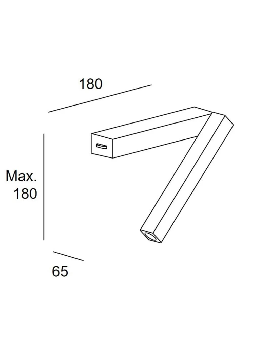 Aplique de pared Hall Slim – LedsC4 – Lámpara de lectura en 3 acabados, LED 2700K 3.5W