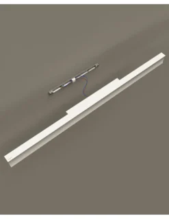 Aplique de pared Hanok – Mantra – Lámpara LED 3000K-4000K, 120 cm, Metal negro-blanco