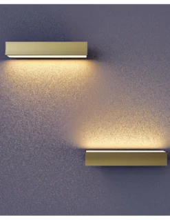Aplique de pared Hanok – Mantra – Lámpara LED 3000K, Color Arena, 40,5 cm