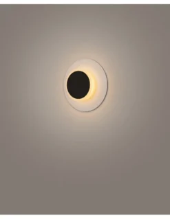 Aplique de pared Horizon - Milán - Lámpara circular minimalista cortada a laser