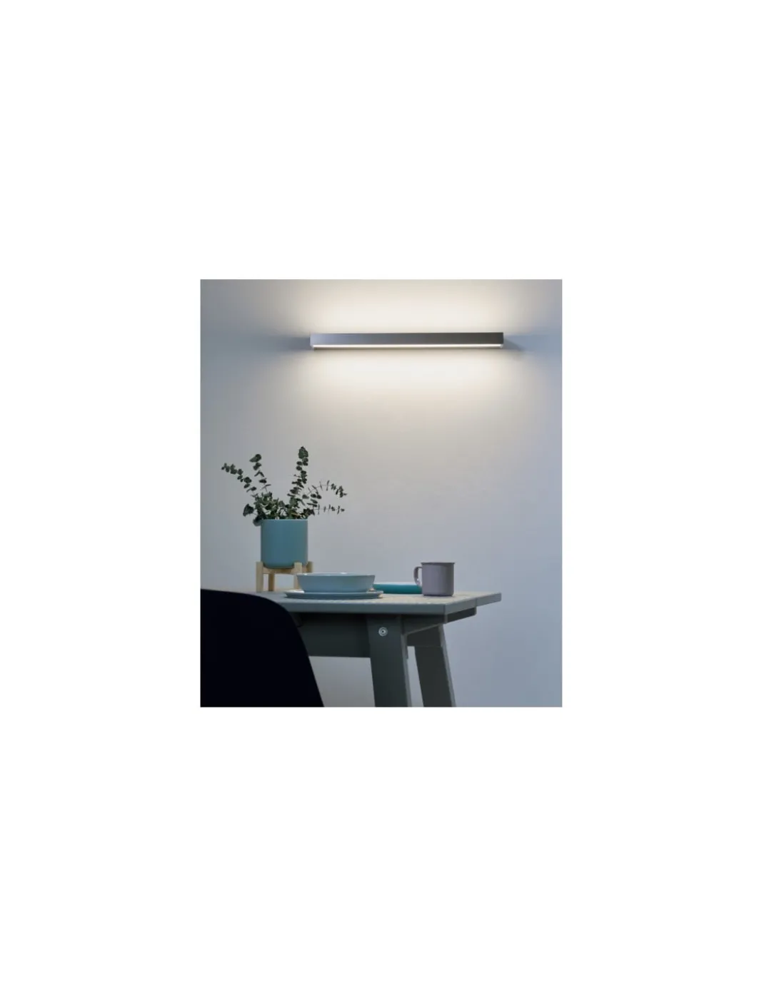 Aplique de Pared Iris - Pujol - Aplique LEDA++ de forma rectangular