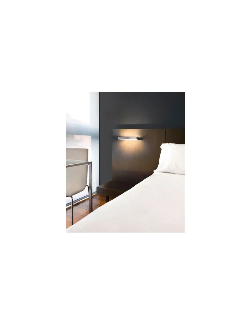 Aplique de Pared Iris - Pujol - Aplique LEDA++ de forma rectangular