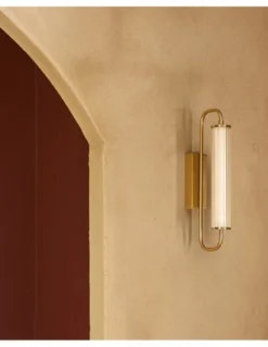 Aplique de pared Ison – Aromas – Aplique de pared decorativo, Lámpara de vidrio, LED regulable 2700K