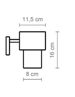 Aplique de pared Kan – Luxcambra – Lámpara orientable con pantalla cotonet