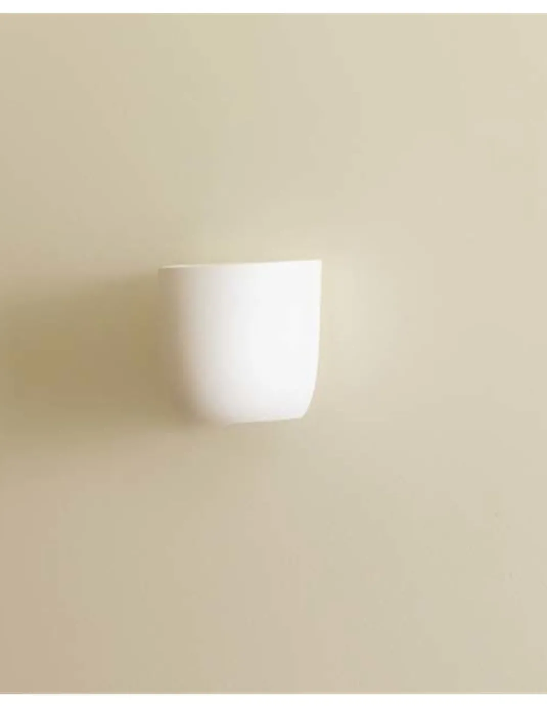 Aplique de pared Kappu - Faro - Lámpara moderna de yeso, luz bidireccional
