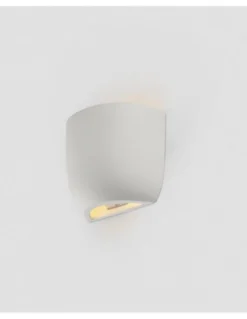 Aplique de pared Kappu - Faro - Lámpara moderna de yeso, luz bidireccional