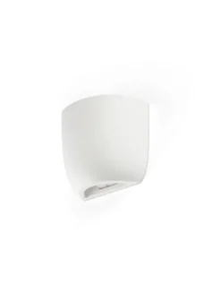 Aplique de pared Kappu - Faro - Lámpara moderna de yeso, luz bidireccional