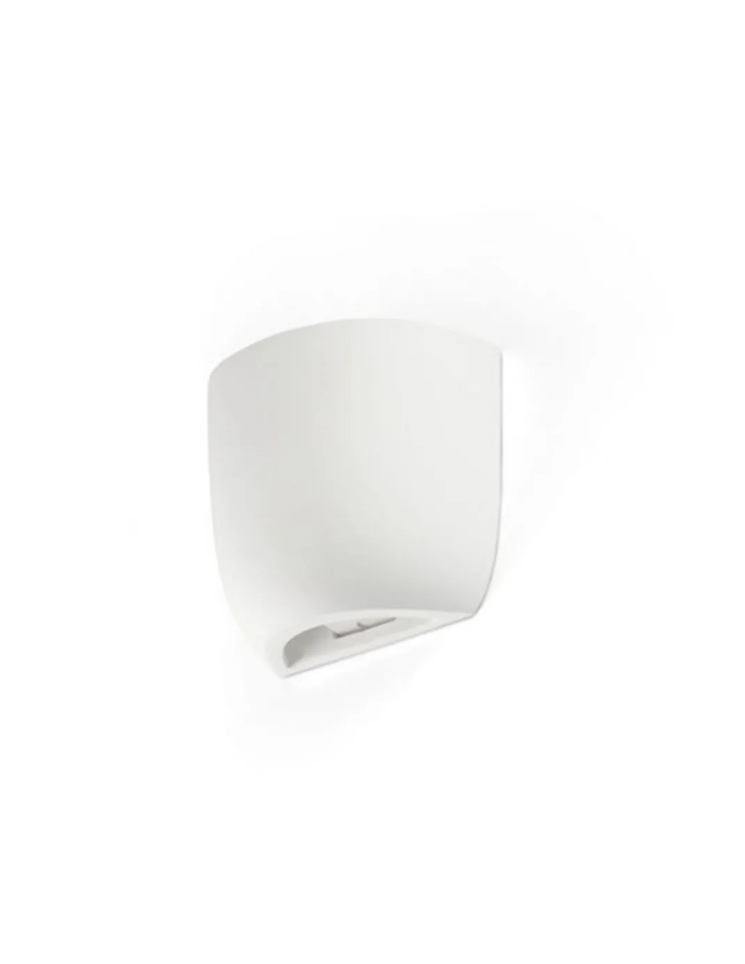Aplique de pared Kappu - Faro - Lámpara moderna de yeso, luz bidireccional