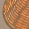 Aplique de pared Kasteli - IDP Lampshades - Pantalla de mimbre, lámpara decorativa