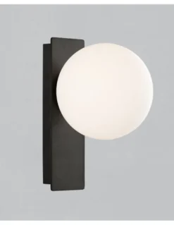 Aplique de pared Kin - ACB - Pantalla esférica de cristal
