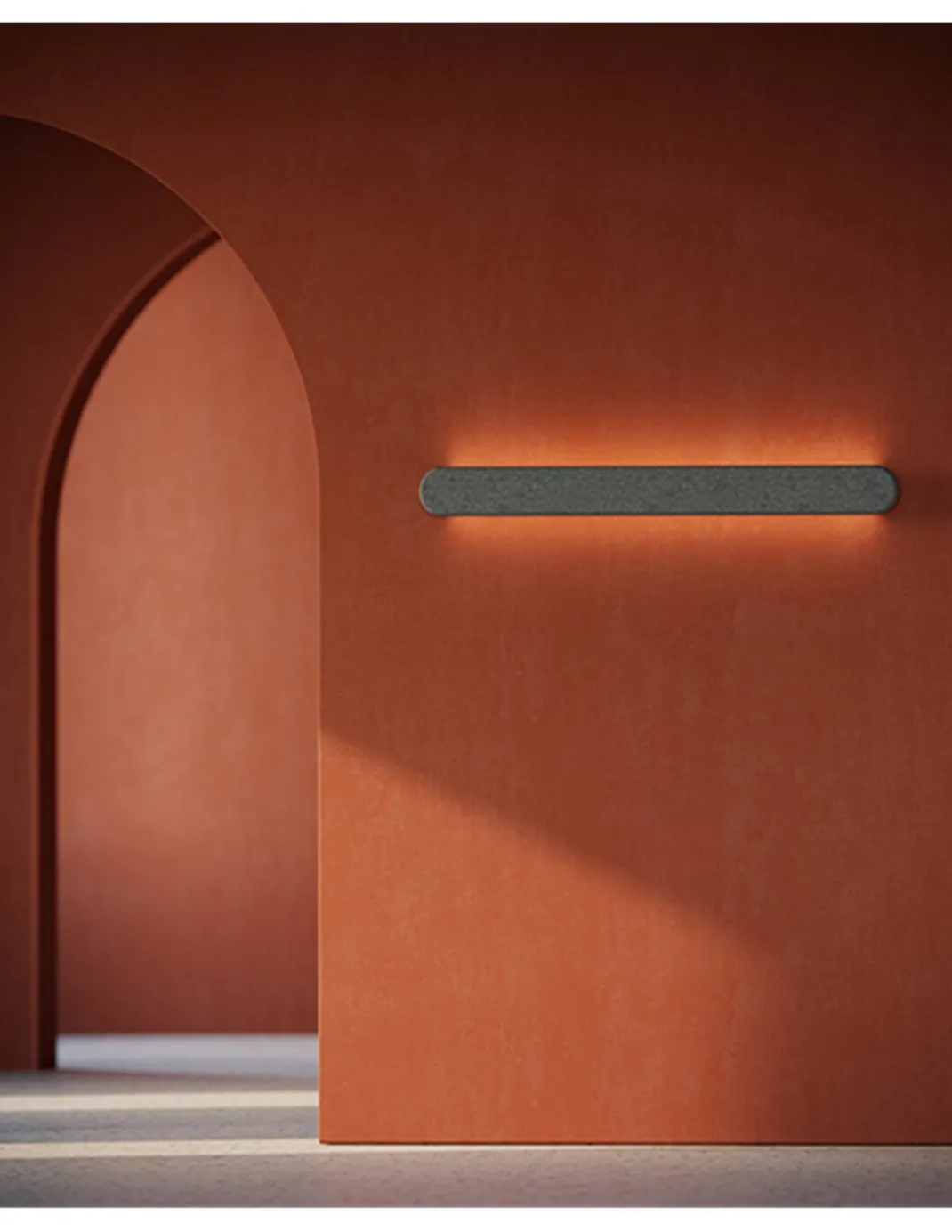 Aplique de pared Kipu – Luz Negra – Lámpara acústica de materiales reciclados PET