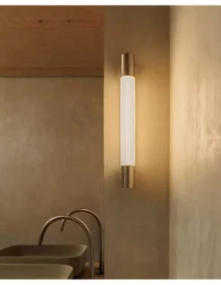 Aplique de pared Kiva - Faro - Lámpara para iluminar espejo de baño