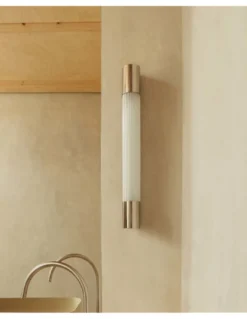 Aplique de pared Kiva - Faro - Lámpara para iluminar espejo de baño