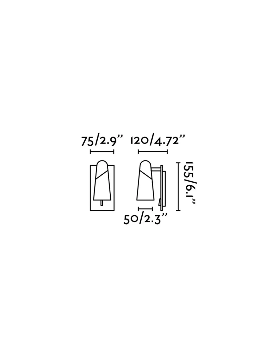 Aplique de pared Lao – Faro – Lámpara con lector, LED 3000K