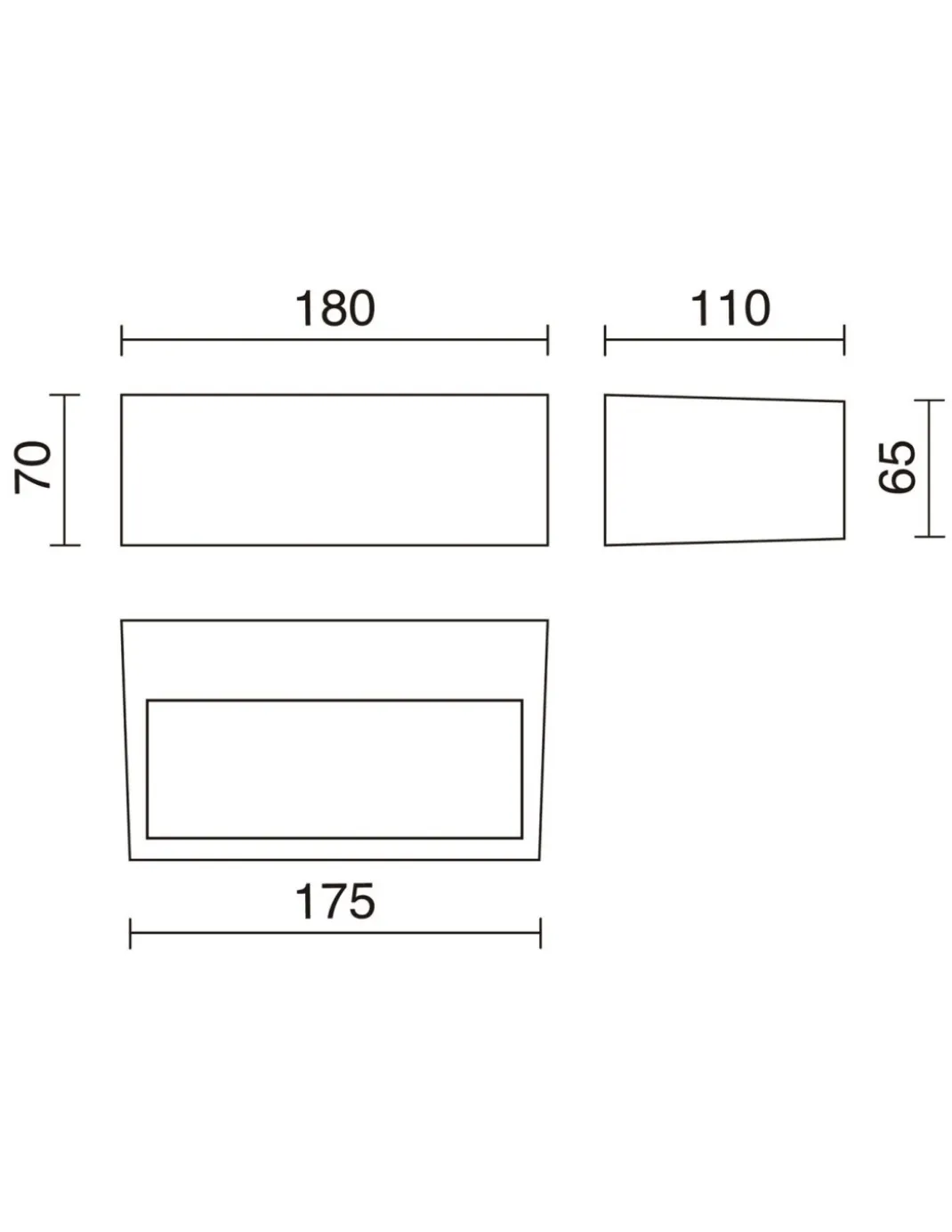 Aplique de pared LED Iona – Exo - Novolux Lighting