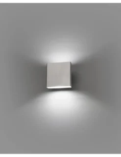 Aplique de pared LED Kaula – Faro – Lámpara para jardines, IP44, 10 cm