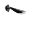 Aplique de pared Liggera – Faro – Lámpara moderna negra con pantalla orientable