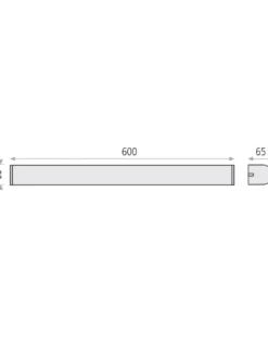 Aplique de pared Loira - ACB - Lámpara para iluminar espejo de baño lineal