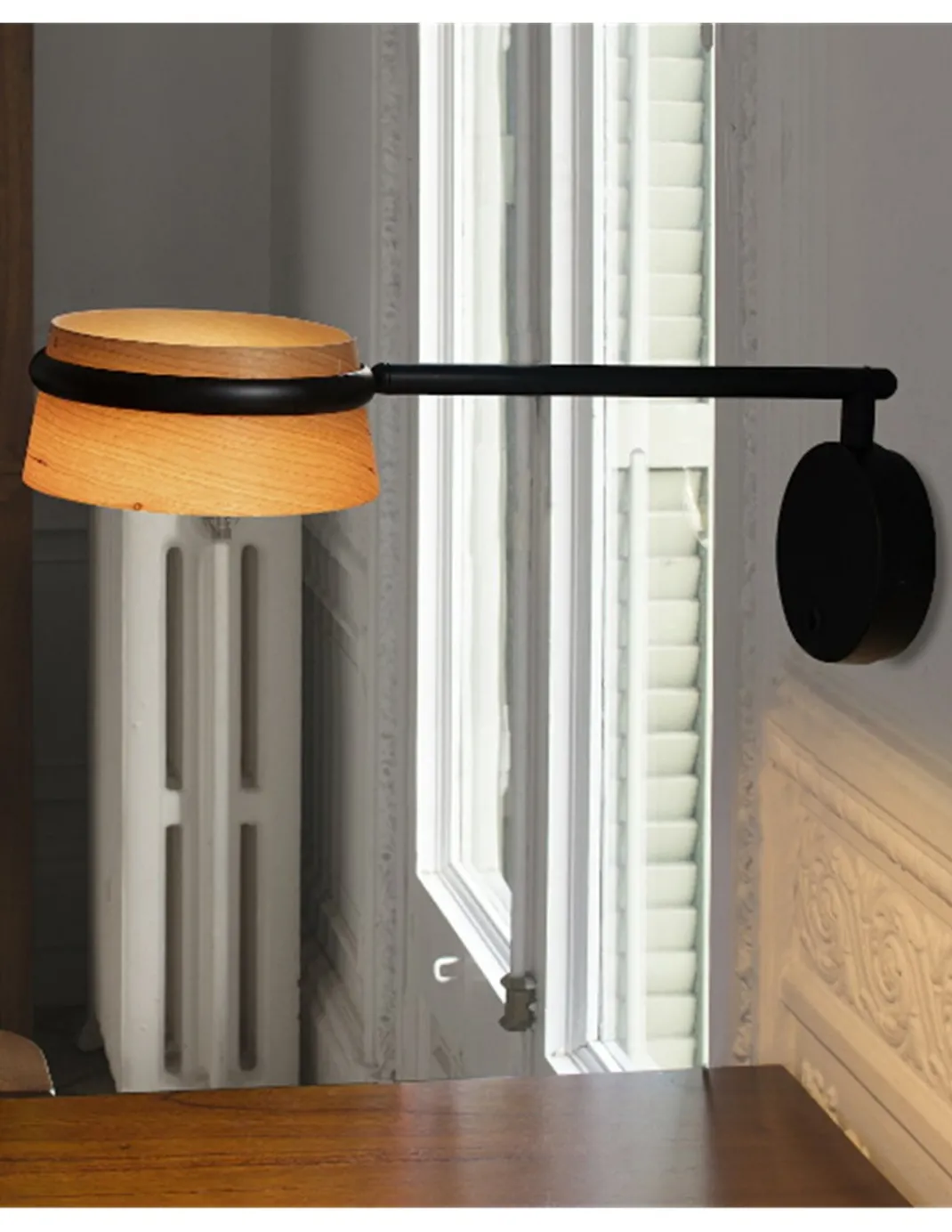Aplique de pared Loop – Faro – Lámpara orientable con regulador táctil