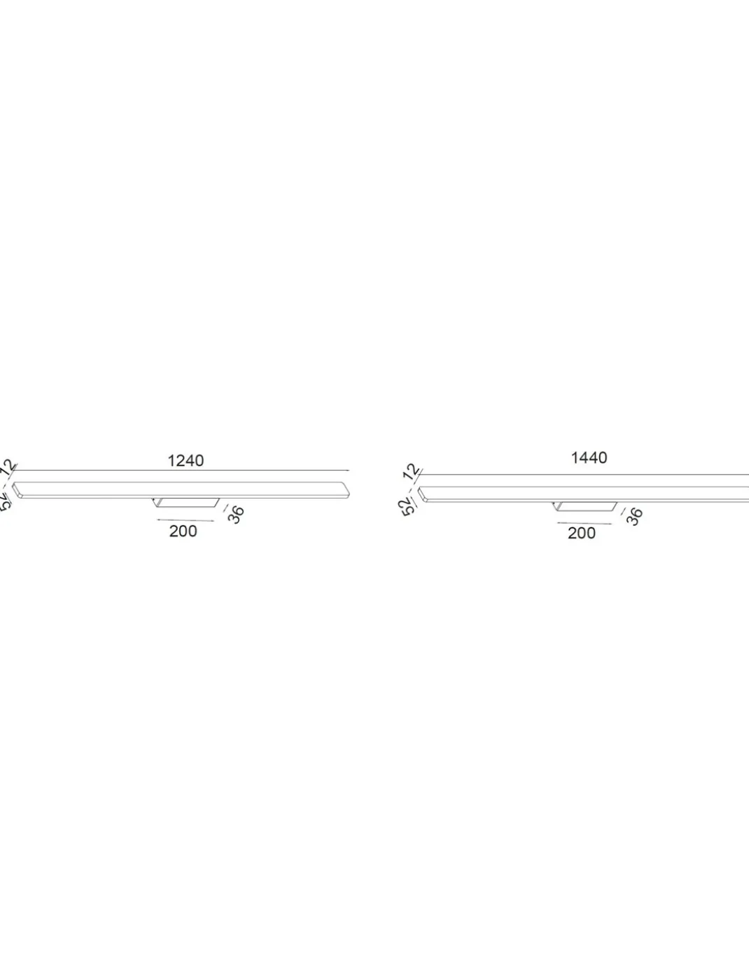 Aplique de pared Lotus – Mantra – Lámpara de exterior IP54, LED 3000K, 124/144 cm