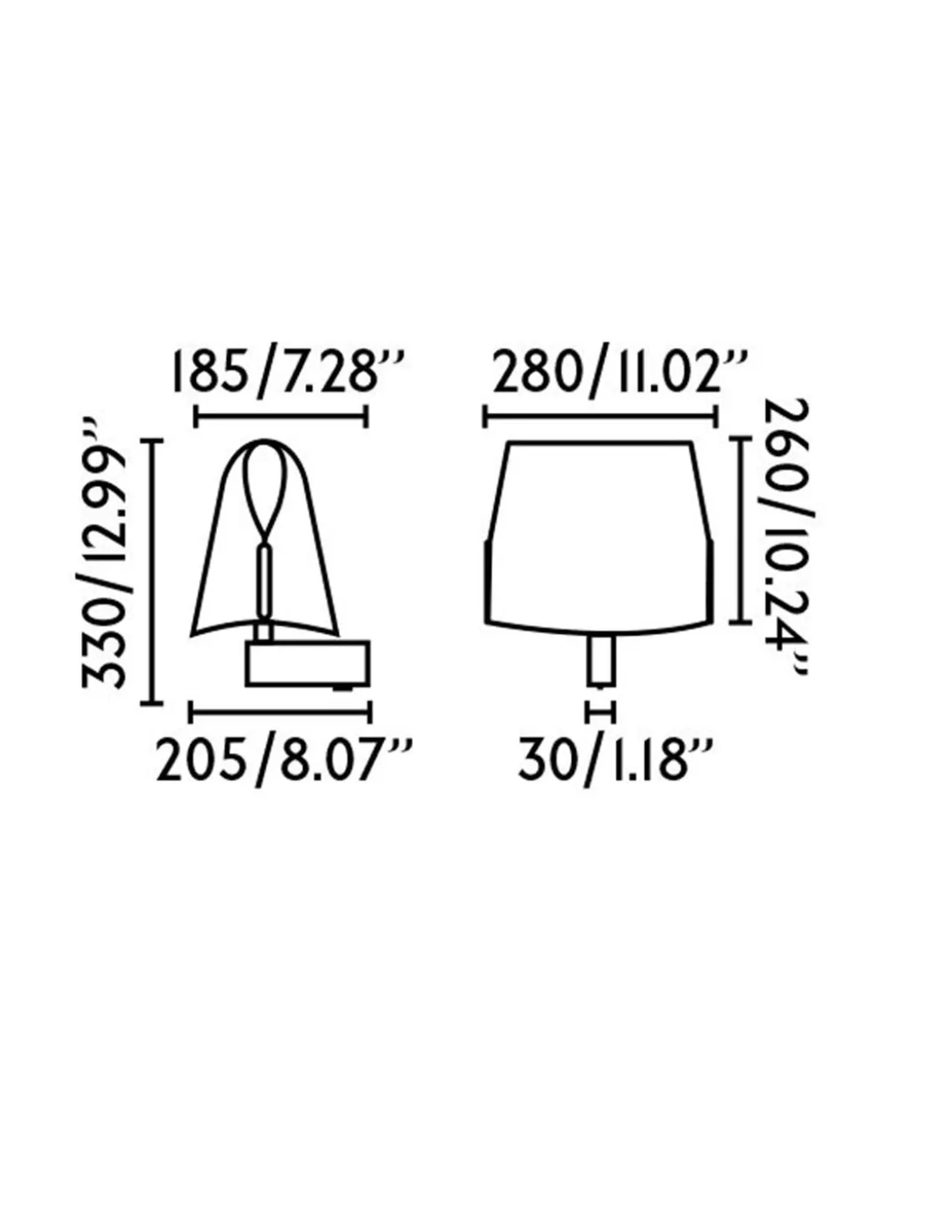 Aplique de pared Luang - Faro - Pantalla de pergamino en blanco o camel