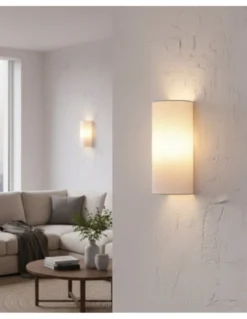 Aplique de pared Luma - ACB - Lámpara moderna con pantalla textil