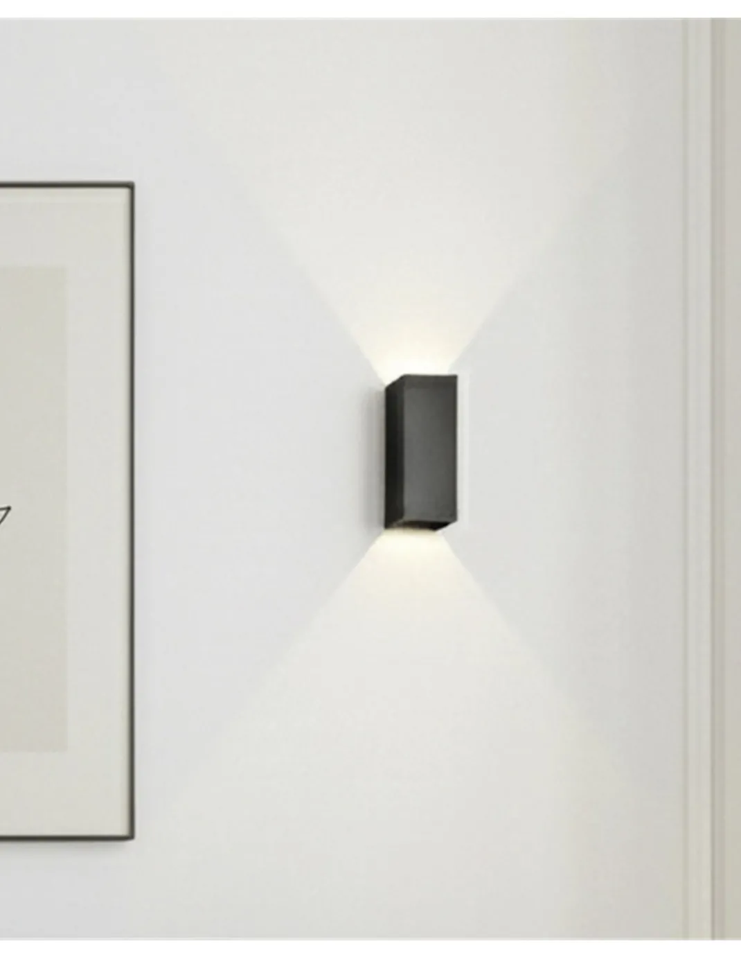 Aplique de pared Lumo - ACB - Lámpara de exterior LED bidireccional IP65