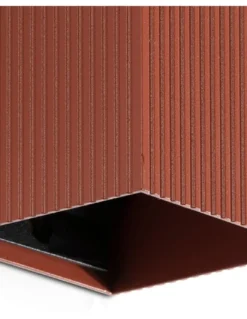 Aplique de pared Lune - Faro - Diseño cuadrado estriado