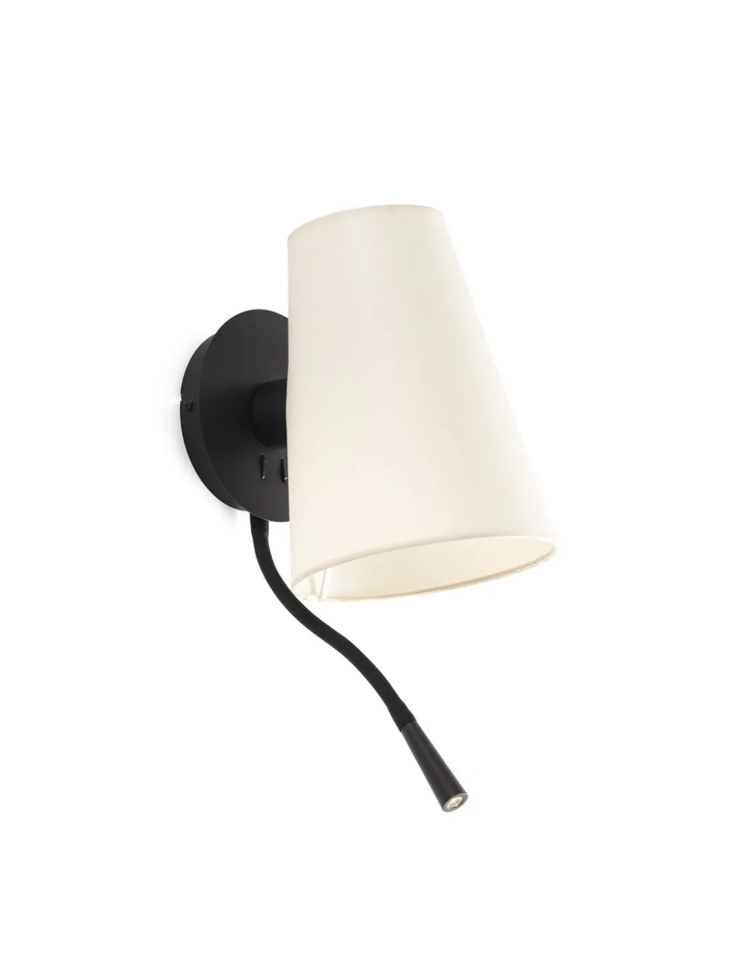 Aplique de pared Lupe – Faro – Lámpara de lectura con lector LED