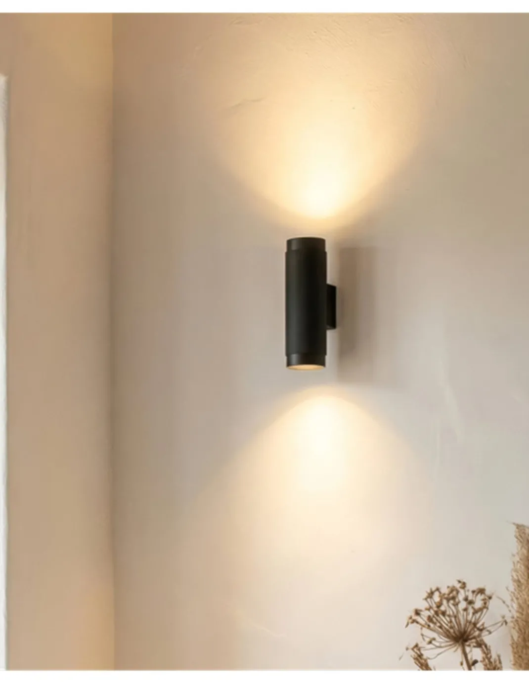 Aplique de pared Lux - ACB - Lámpara LED cilíndrica de luz bidireccional