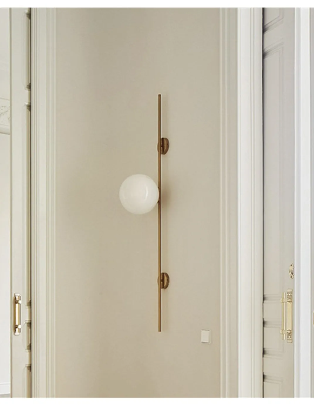 Aplique de pared Lymington – Luxcambra – Disponible en dos medidas, Lámpara tipo bola