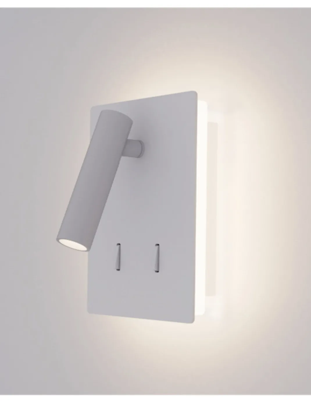 Aplique de pared Manat Mini - ACB - Lámpara de lectura con doble emisión de luz