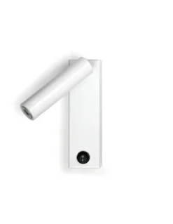 Aplique de pared Manhattan – Luxcambra – Lámpara de lectura LED, diseño moderno en blanco o negro