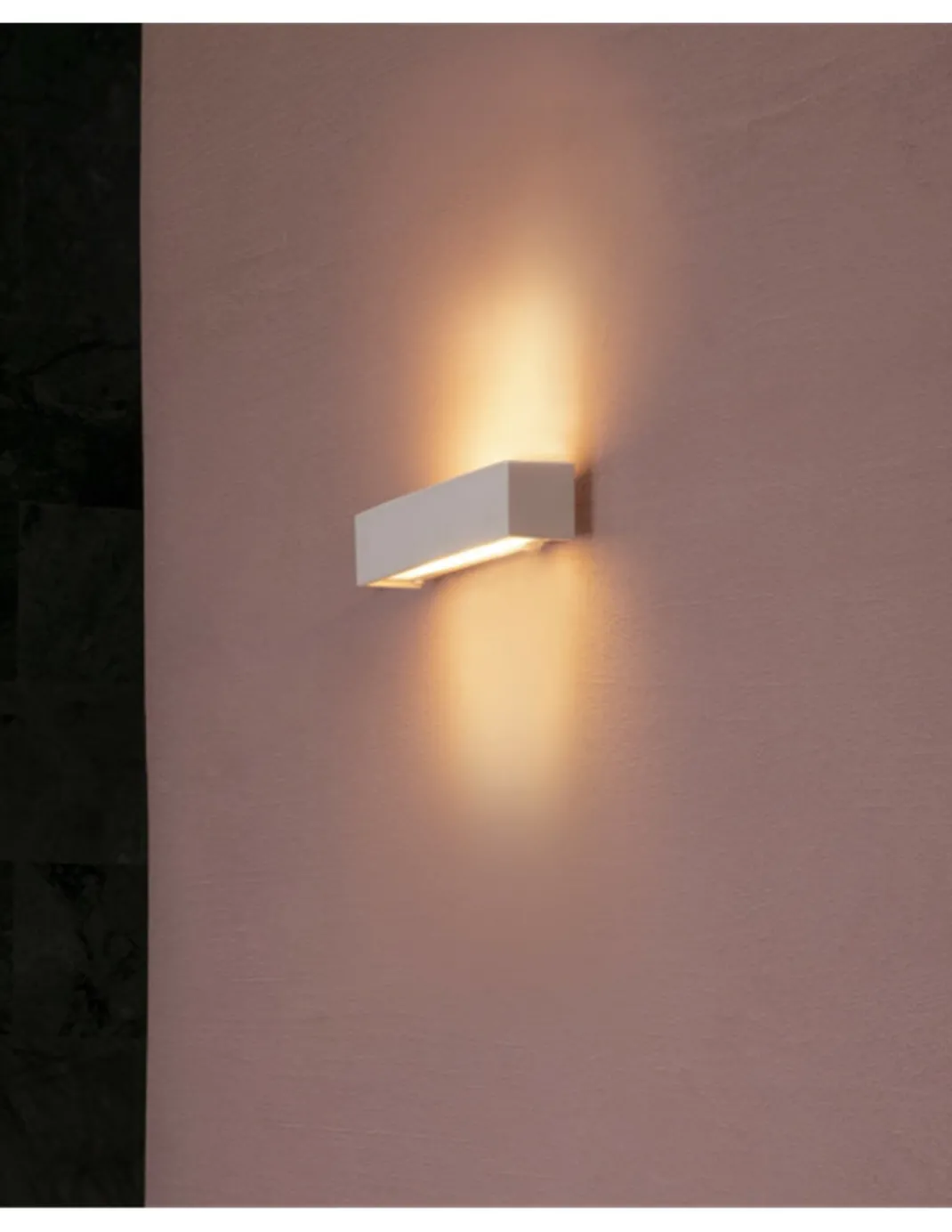 Aplique de pared Milo – Faro – Lámpara de yeso en 3 tamaños