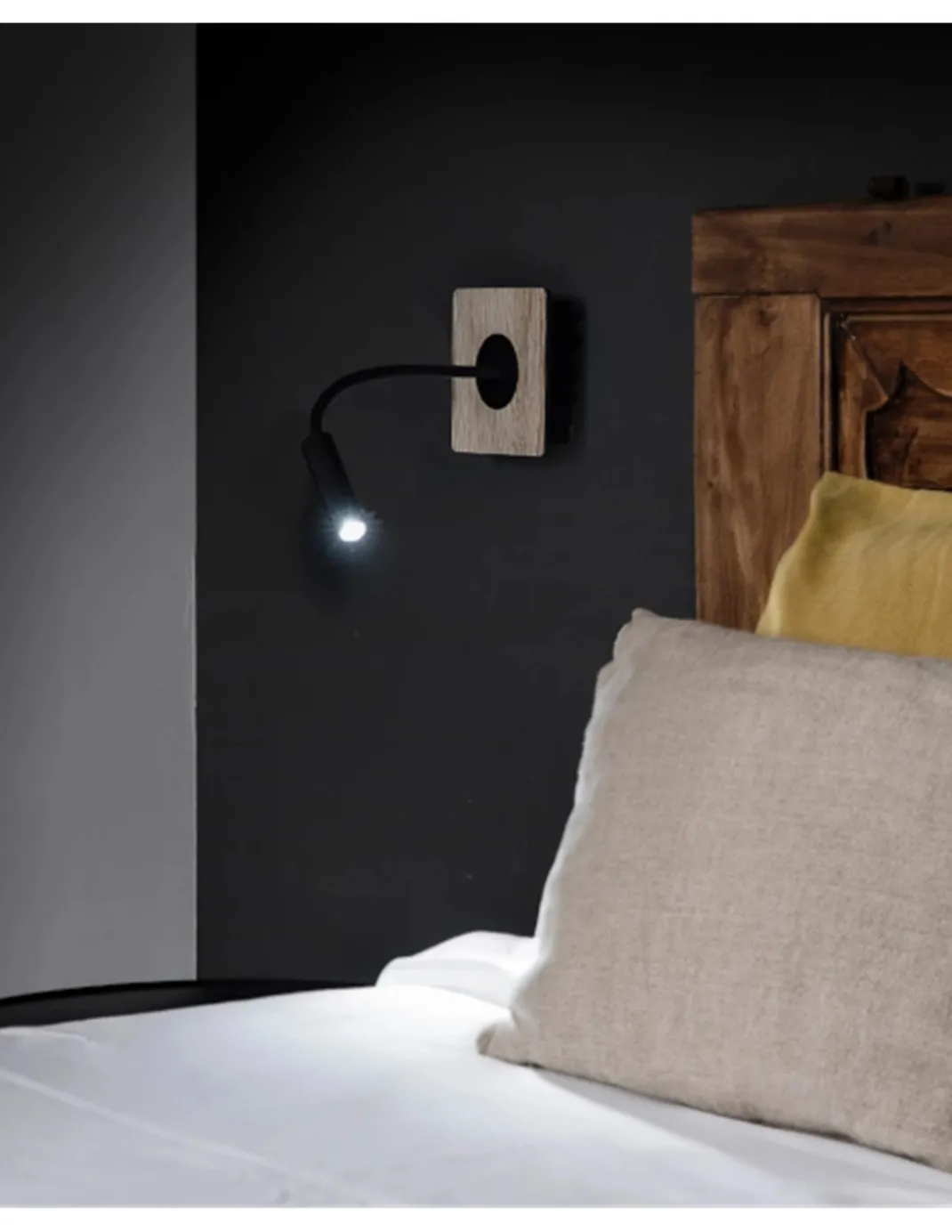Aplique de pared Mood - Faro - Lámpara de lectura con flexo LED