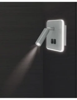 Aplique de pared Moragues – AJP – Lámpara LED con lector, doble luz