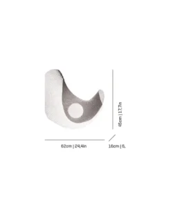 Aplique de pared Mytilus - a-emotional light - Aplique decorativo blanco
