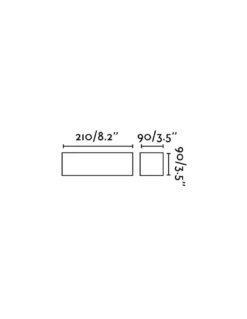 Aplique de pared Nash - Faro - Lámpara LED horizontal