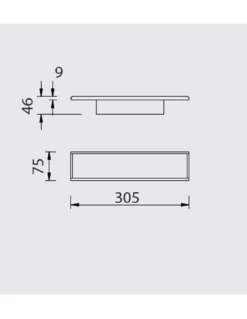 Aplique de pared Nelson – Mantra – Diseño minimalista, LED regulable
